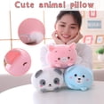 thumbnail image 3 of Black Animal Shaped Comfort Pillow Long Stuffed Toy For Relaxation, 3 of 4