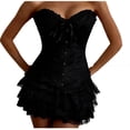 thumbnail image 2 of BRGZLK Womens Half Slips Under Dress Tight Skirt Body Shaper Slimming Slip Fashion Vintage Beach Ruffle Wave Solid Color Plus Size, 2 of 5