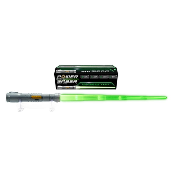 Power Saber Goliath Energy Blade, verde, con extensión automática, 90 cm