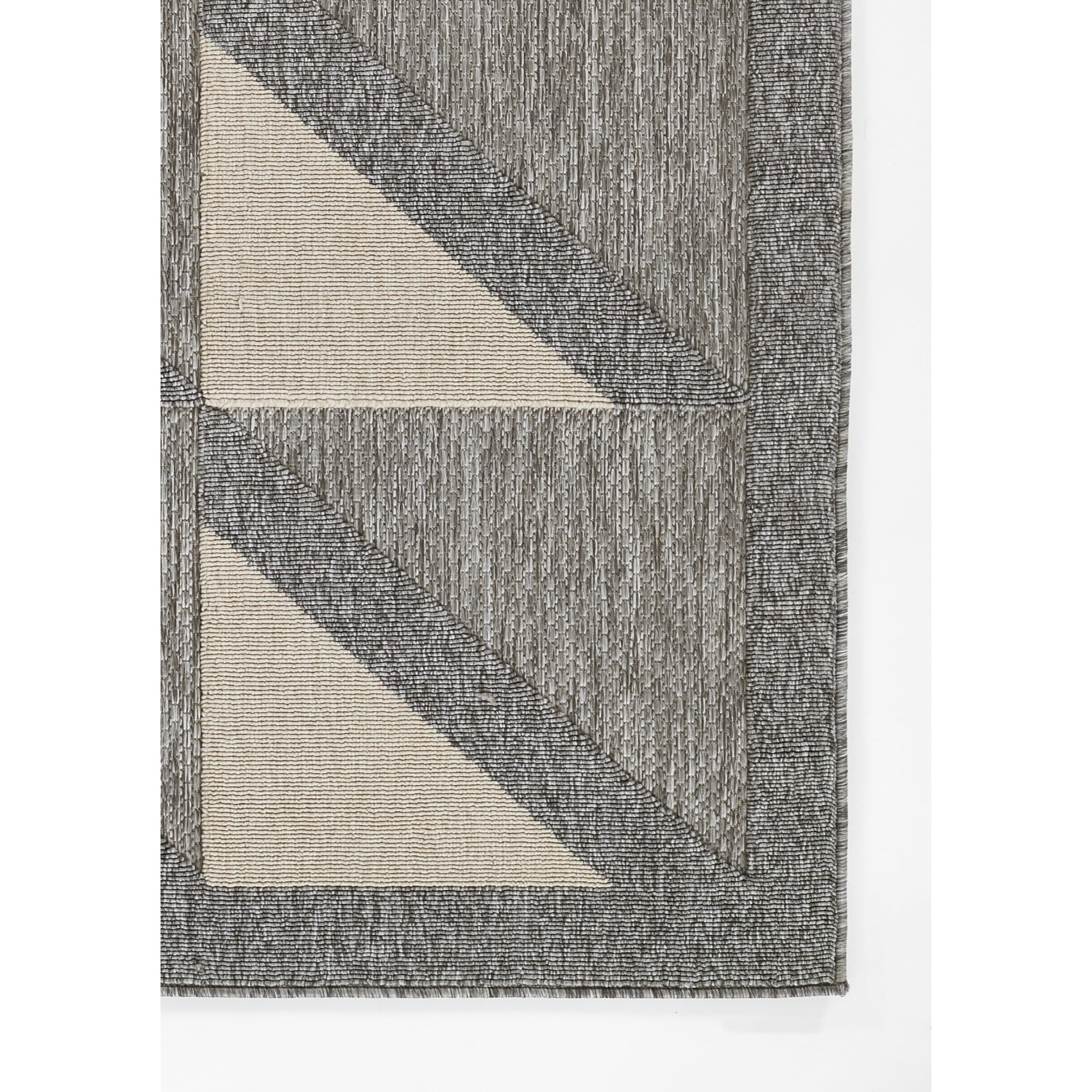 Momeni Vines Collection Indoor and Outdoor Grey Area Rug, 7'10" x 10'10" Sized Mat for Living Room, Bedroom, Hallways, and Home Office