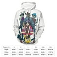 thumbnail image 2 of Gorillaz Casual Pullover Hoodie Unisex Hooded Sweatshirt Novelty 3D Graphic Long Sleeve Sweater with Pocket 3XL, 2 of 8