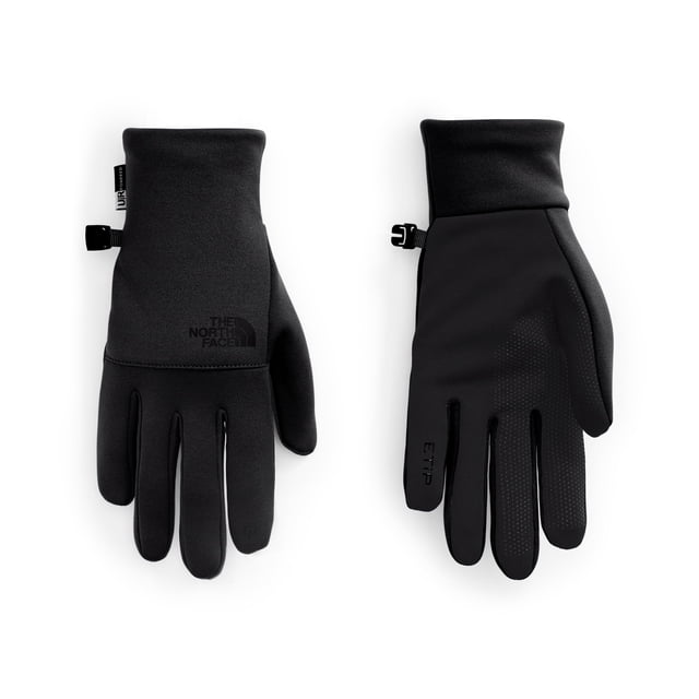 Guantes THE NORTH FACE Etip Recycled TNF negros, talla XS