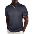 thumbnail image 2 of Mens Casual Manga Corta Botón Abajo Camisas con Capucha Sólida Camisa de Parche para Al Aire Libre, Casual, Uso Diario, 2 of 7