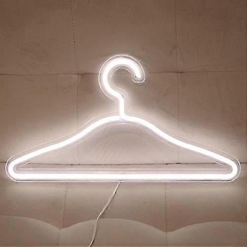 Hs-20002 Led Coat Hanger Neon Light Room Decoration Lantern Holiday Light White Light