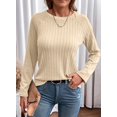 thumbnail image 4 of Camisa de manga larga Dokotoo Spring Business Casual para mujer, talla grande, 4 of 6