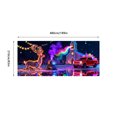 thumbnail image 2 of Oliegs Blanket Neon Style Garage Door Cover Festive Holiday For Home And Yard Weather Polyester Fabric With Reinforced Stitching Easy Installation And Storage, 2 of 4