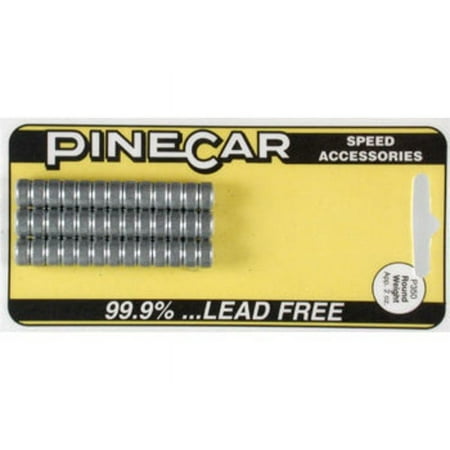 UPC: 0724771003502 | Woodland Scenics P350 Pine Car Derby Round Weights – 1 oz