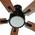 thumbnail image 2 of 52" Indoor Wifi Ceiling Fan with Remote and Light for Smart Home Office, 2 of 11