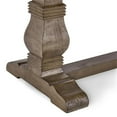 thumbnail image 4 of Pemberly Row 83" Transitional Reclaimed Pine Wood Bench in Weathered Brown, 4 of 7