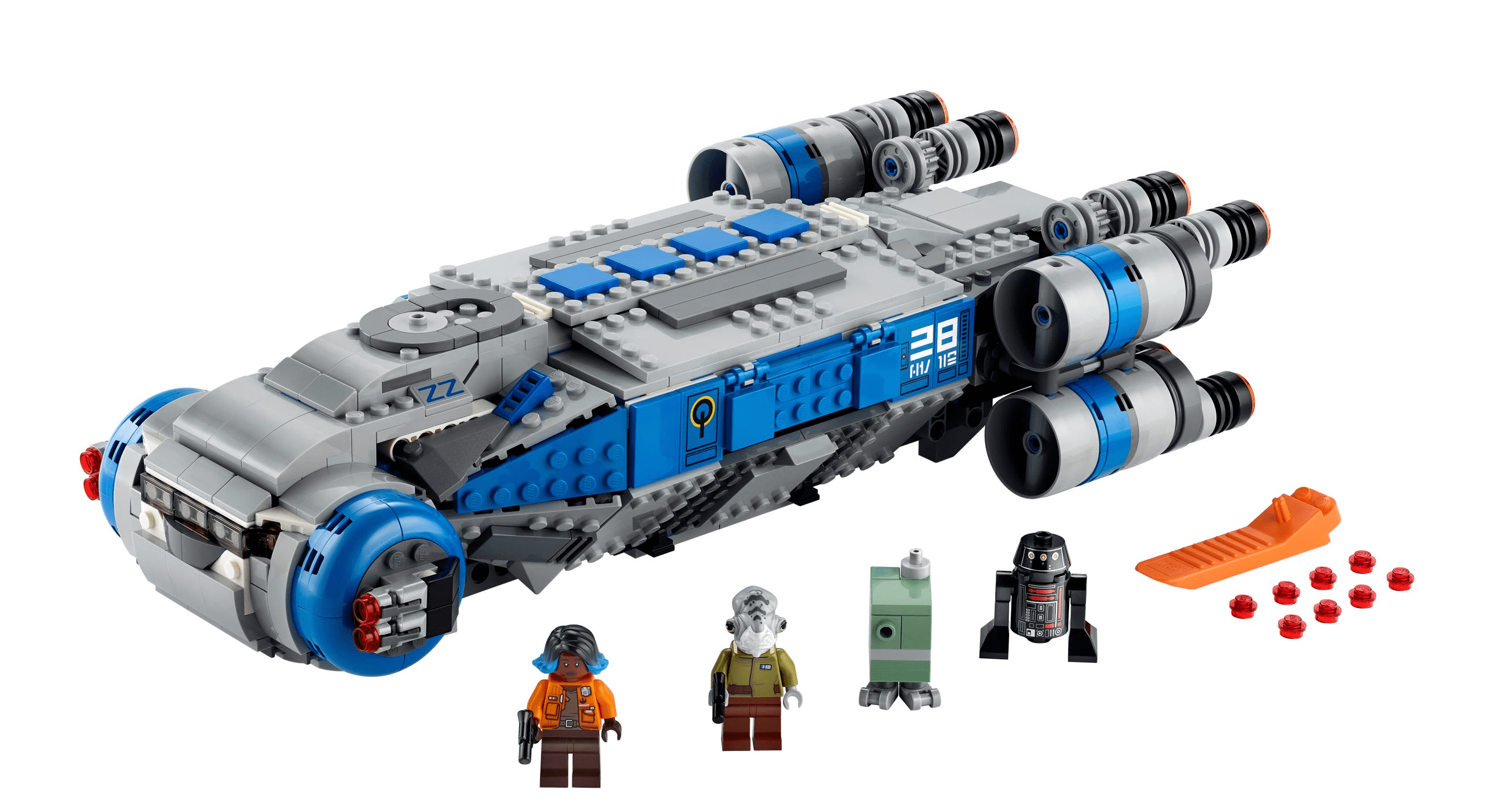 専用です Lego Star Wars 75293 - Young Resistance I-TS Transport Set, New