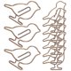 thumbnail image 4 of 20 piezas Clips de Metal para oficina Clips de papel metálico Clips de papel para documentos Clips de Metal Clips de Metal, 4 of 7