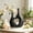 Black-BK, variant on MMJ Plant Stand Indoor Heart Shaped Vase Modern Ceramic Style for Living Room Bedroom Wedding Centerpiece Valentine Day Gift Home Decor White Black 9.06x8.27in
