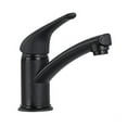 thumbnail image 5 of 9in Black Single Lever Bathroom Faucet One Hole Installation - Non-Metallic One Handle RV  Tub Spout, 5 of 7