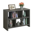 thumbnail image 3 of Convenience Concepts Northfield Console 3 Tier Bookcase, Weathered Gray, 3 of 5
