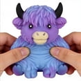 thumbnail image 4 of Roiihwy High Land Cow Squish Toys, Slow Rebound Squeeze Stress Balls, Purple, 3.15", Stress Relief Sensory Toys(Foam), 4 of 6
