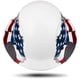 thumbnail image 5 of Lift Safety DAX Casco de ala completa Diseño de bandera americana Construcción de resina de fibra, 5 of 5