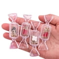 thumbnail image 5 of 50 Uds caja de joyería en forma de caramelo Mini organizador de joyas de caramelo para estuche de joyería de viaje decoración de regalo, 5 of 5
