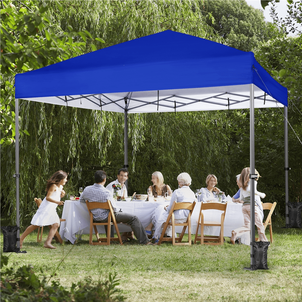 Renwick 12x12ft Pop-up Canopy Tent, Blue