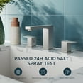 thumbnail image 5 of WB-03033BND Widespread 2-handle Bathroom Faucet with Drain Assembly, 5 of 11