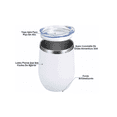 thumbnail image 3 of Vaso Térmico de Doble Pared de Acero Inoxidable Blanco Malubero  Vaso térmico, 3 of 4