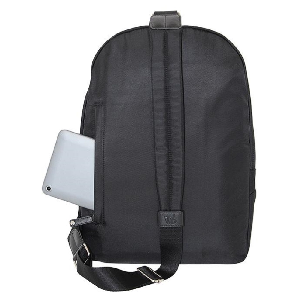 Francine Collections 14" inch Nylon Crossbody Laptop Backpack | Shoulder Backpack for Hiking (Black) - image 2 of 9
