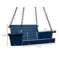 thumbnail image 5 of JCs Wildlife Poly Lumber Squirrel Swing (Blue), 5 of 6