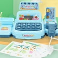 thumbnail image 3 of Fairnull 1 Set Cashier Model Sound Light Effect Realistic Detail Plastic Parent-child Interactive Cash Register Pretend Play Toy for Children, 3 of 9