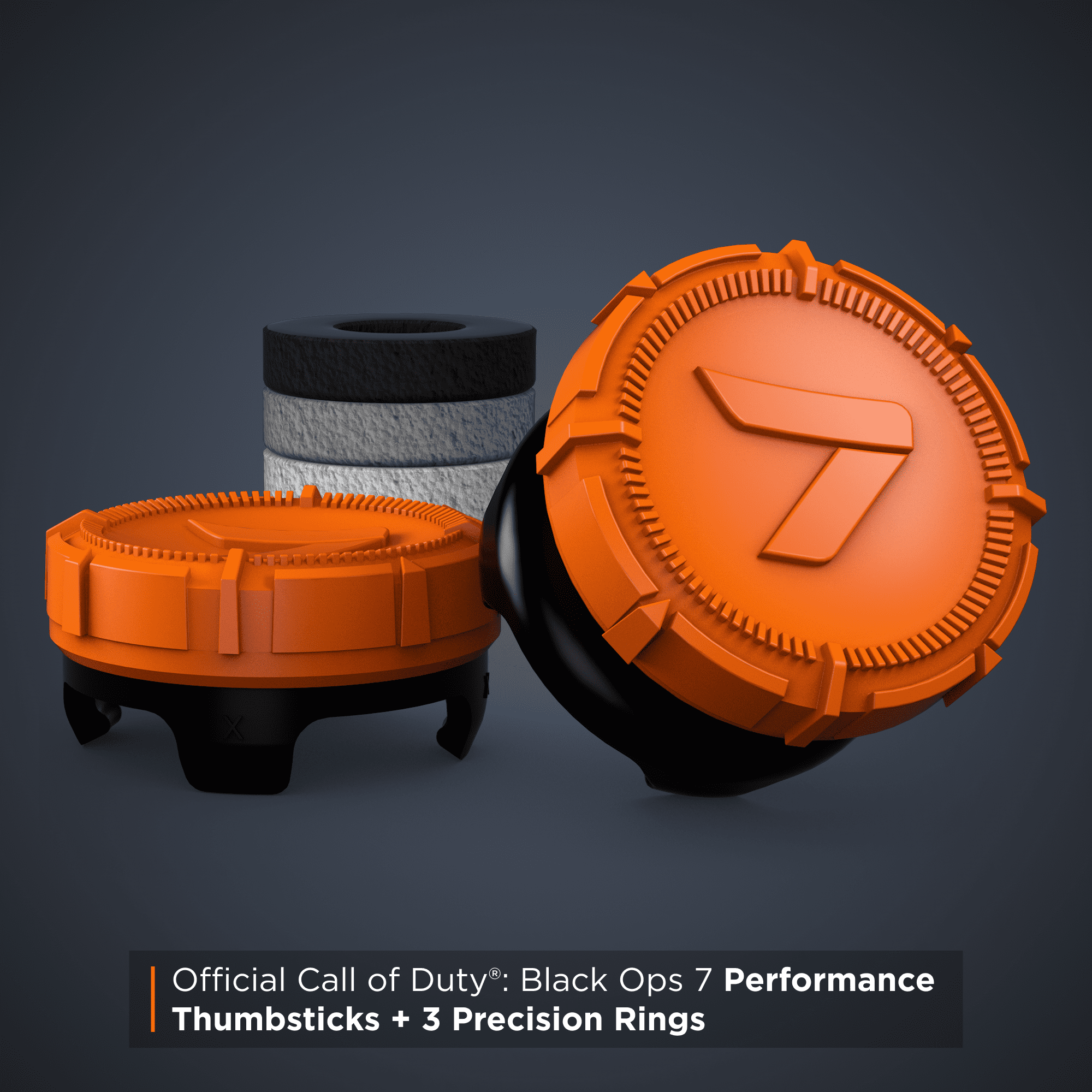 KontrolFreek Call of Duty: Black Ops 7 Aim Boost Kit | Collector’s Edition for PlayStation 4 (PS4), PlayStation 5 (PS5) | Orange and Black