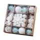thumbnail image 2 of Juego de adornos de adornos de árbol de Navidad 22 Pack | Bolas y formas de caramelo surtidas de plástico irrompible | Decoración navideña para chimenea, repisa, ventana, patio | Decoraciones, 2 of 6