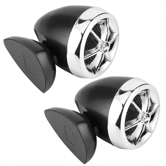 Mini Tweeter, High Sensitivity Universal Sound Quality Audio Speaker Light Weight 12V 1200W For Car Door Dashboard Glove Box Panel Silver,Black