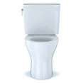 thumbnail image 4 of TOTO® Drake® Two-Piece Elongated Dual Flush 1.28 and 0.8 GPF DYNAMAX TORNADO FLUSH® Toilet with CEFIONTECT®, Cotton White - CST746CEMG#01, 4 of 8