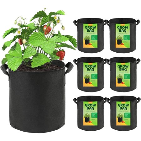 Plant Grow Bags Thickened Non-woven Aeration Fabric Pots Durable Container