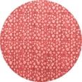 thumbnail image 1 of Ahgly Company Indoor Round Abstract Red Modern Area Rugs, 5' Round, 1 of 4