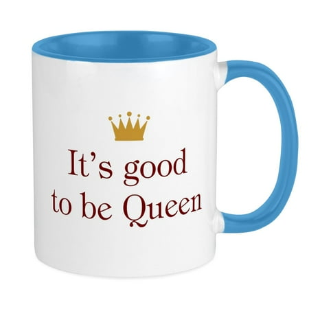 

CafePress - It s Good To Be Queen Mug - Ceramic Coffee Tea Novelty Mug Cup 11 oz