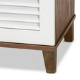 thumbnail image 6 of Bowery Hill Walnut Finished 8-Shelf Wood Shoe Cabinet, 6 of 10