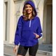 thumbnail image 3 of Chubasquero PENSION para mujer, impermeable y ligero, color azul real, 3 of 7