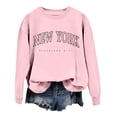 thumbnail image 5 of SIYUDAN Women’S Sweatshirt Long Sleeve Sweatshirt Sweatshirt Pullover Women Pink Pullover Adult Sweatshirt for Woman Fall Sweatshirts for Women Trendy Clothes for Teen Girls, 5 of 5