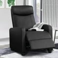 thumbnail image 3 of COMHOMA Faux PU Leather Push-Back Recliners, Black, 3 of 9