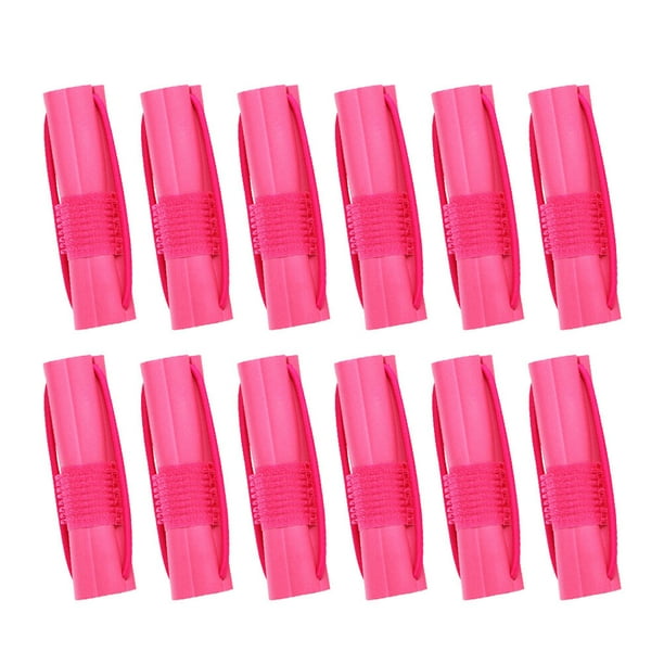 12 piezas de herramientas de peinado con rodillos de pelo de agarre automático, herramientas de rizador de pelo para niñas y mujeres
