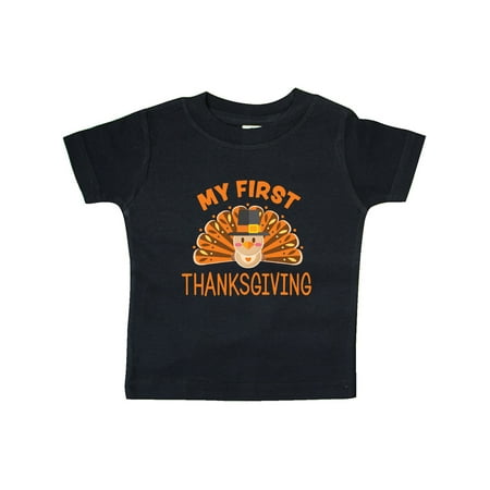

Inktastic Cute Turkey My 1st Thanksgiving Gift Baby Boy or Baby Girl T-Shirt
