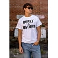 thumbnail image 4 of Dorky by Nature Funny Geek Nerd Gym Men's Graphic T Shirt Tees Brisco Brands X, 4 of 4