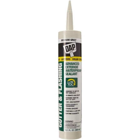 DAP Gutt Sealant - Durable, Plastic - 10.1 oz, Gray