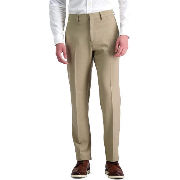 Haggar Mens Premium Comfort Dress Pant-Straight Fit Flat Front 36W x 29L