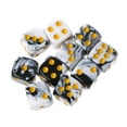 thumbnail image 2 of ZPAQI 10pcs Six Sided 12mm Transparent Cube Round Corner Portable Table Playing Games, 2 of 21