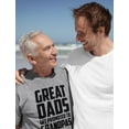 thumbnail image 3 of Papa Shirt Fathers Day Dad Gifts from Daughter Son Grandpa Dads Funny Shirts Small Gray, 3 of 7
