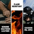 thumbnail image 2 of Nomex Summer Flight Gloves Flyers Pilot Glove, Fire Resistant, Mil-Spec, Sage, Size 7, 2 of 5