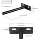 thumbnail image 2 of 4pcs Floating Shelf Bracket, Metal Invisible Shelf Bracket, Heavy Duty Hidden Shelf Bracket,10mm, 2 of 5