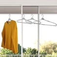 thumbnail image 4 of MRLESS 8 Pcs Extra Wide Hangers Quilt Hangers Suit Hangers Foldable Hangers Coat Hanger Clothes Retractable Hangers, 4 of 7