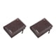 thumbnail image 2 of Sonducket Billeteras para hombre, tarjetero de cuero PU, monedero de bolsillo con cremallera para múltiples tarjetas, bolso de mano, monedero, Color café 2Conjunto, 2 of 6