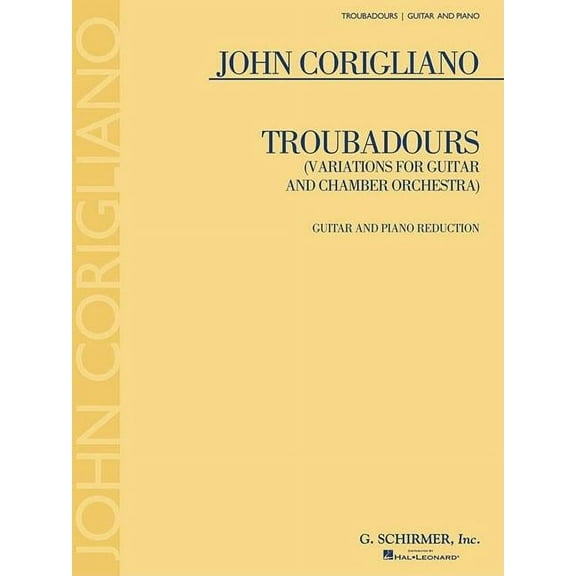 Troubadours: Guitar and Piano Reduction